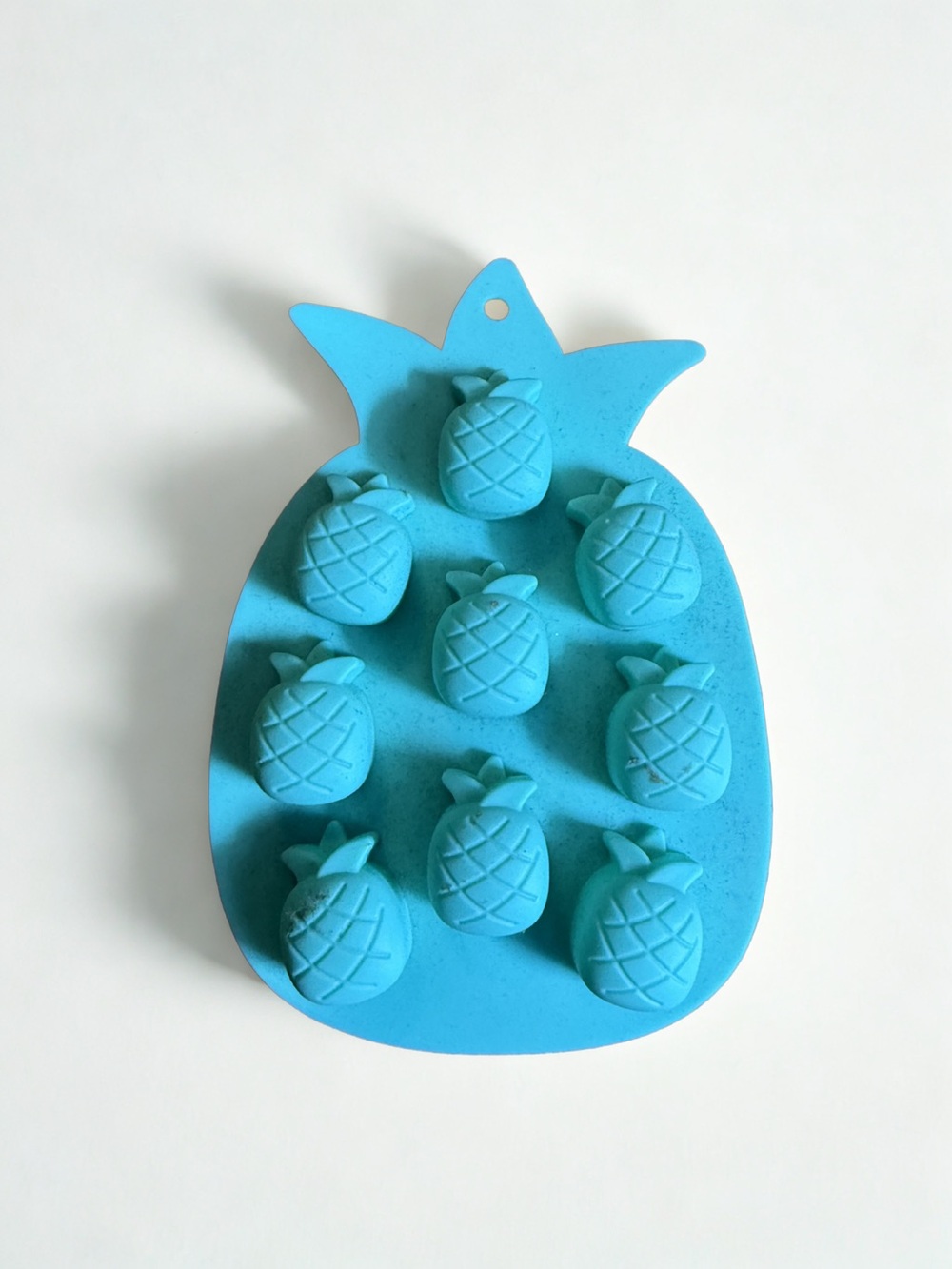 Blush Pineapple Silicone Ice Cube Tray Mold | 8-Cavity | Never Used